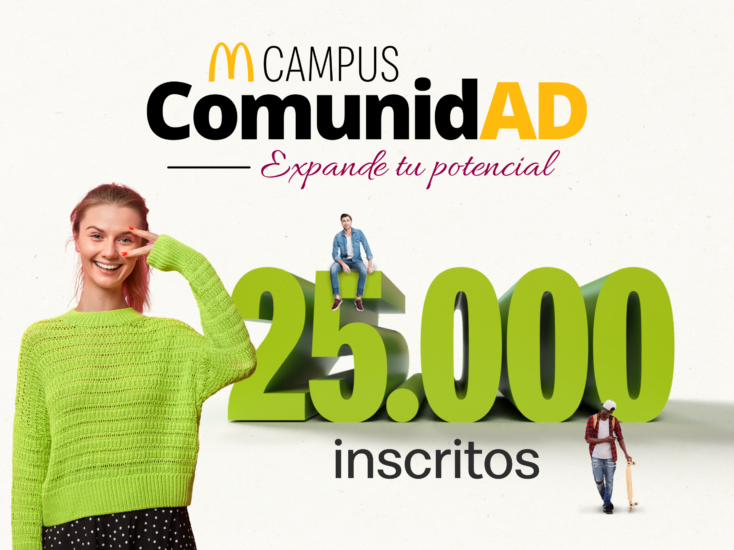 We are celebrating 25,000 registrations on our free educational platform MCampus Communidad